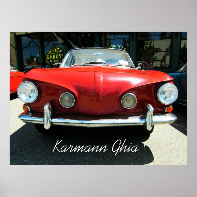 Poster Karmann Ghia (Frente)