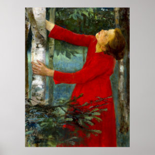 Poster Károly Ferenczy - Canto de Pássaro