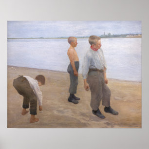 Poster Károly Ferenczy - Meninos Jogando Pedras