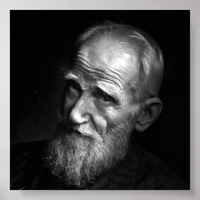 Poster Karsh Fotografia de George Bernard Shaw (1943) (Frente)