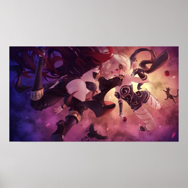 Poster Kat e Raven Gravity rush (Frente)
