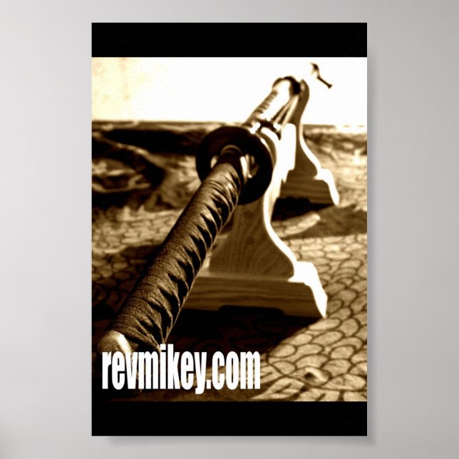 Poster katana (Frente)