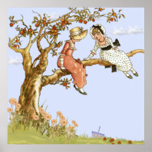 Kate Greenaway, Meninas em uma Árvore de Maçã, Rem