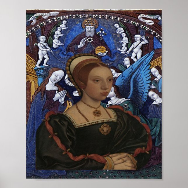POSTER KATHERINE HOWARD RAINHA DA INGLATERRA E ANUNCIAÇÃO (Frente)