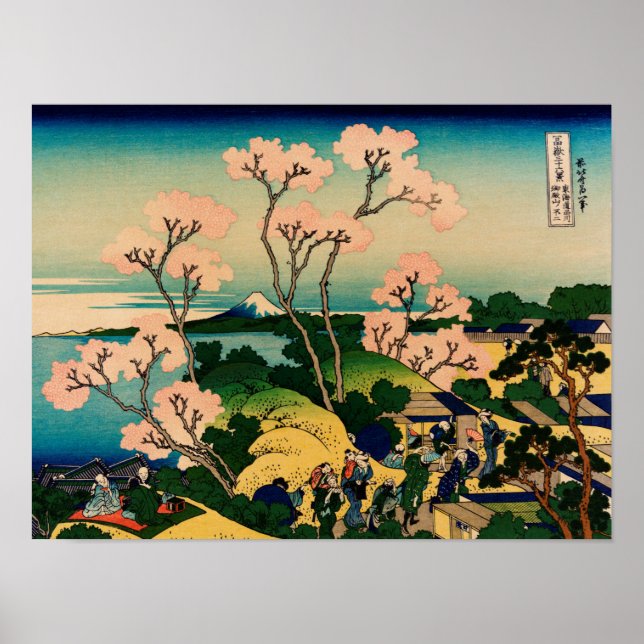 Poster Katsushika Hokusai (Frente)