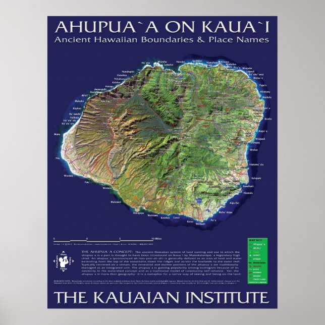 Poster Kauai Ahupuaa (Frente)
