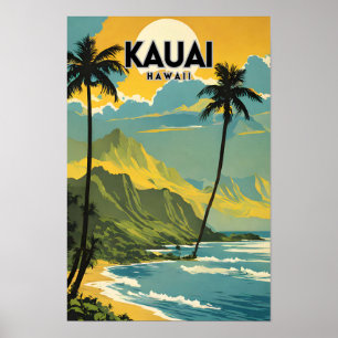Poster Kauai Nostalgic Viagem