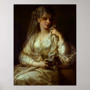 Poster Kauffman - Retrato De Uma Senhora Como Virgem Vest