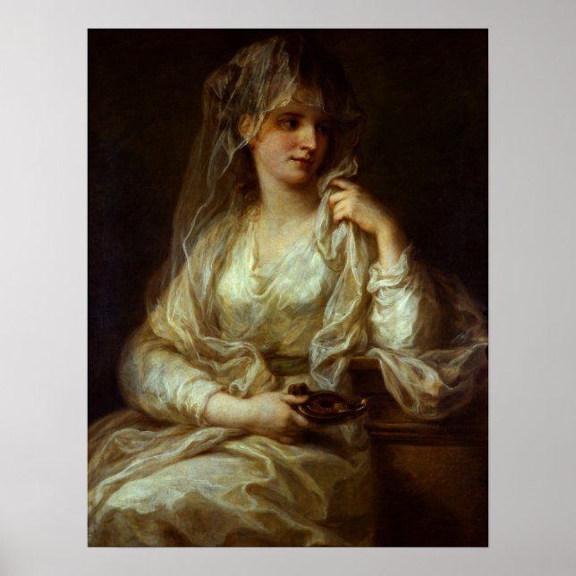 Poster Kauffman - Retrato De Uma Senhora Como Virgem Vest (Frente)