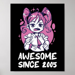 Poster Kawaii Anime Merch the Birthday Girl Year Old Bor