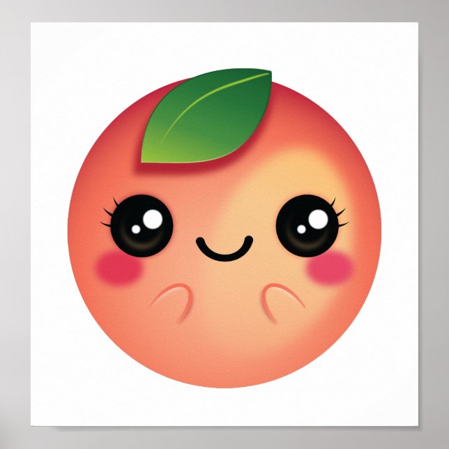 Poster Kawaii Peach (Frente)