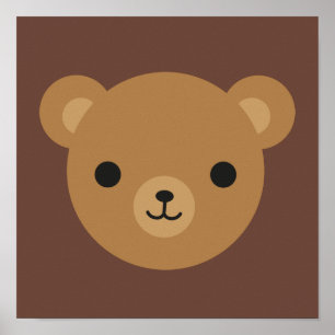 Poster Kawaii Teddy Bear