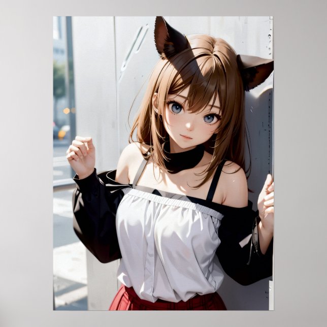 Poster Kawaii Whispers (Frente)