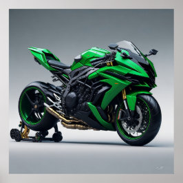 Poster Kawasaki Ninja H2R