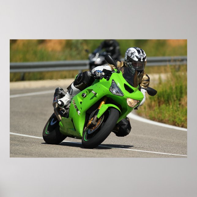 POSTER KAWASAKI ZX6R (Frente)