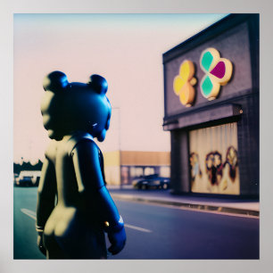 POSTER KAWS NA ESTRADA