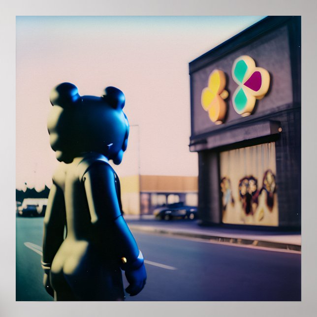 POSTER KAWS NA ESTRADA (Frente)