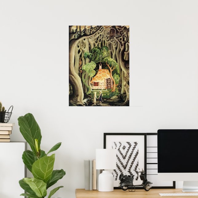 Poster Kay Nielsen João e Maria (Escritório em casa)