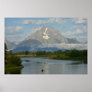 Poster Kayaking no Parque Nacional de Grand Teton
