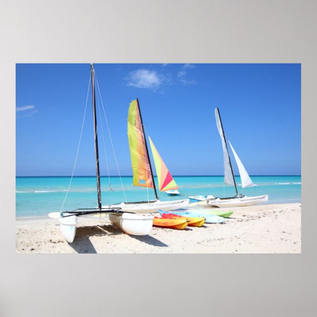 Poster Kayaks, Catamarans E Kayaks| Praia Cubana (Frente)