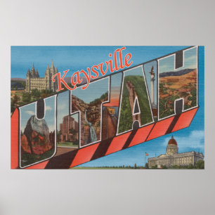 Póster Kaysville, Utá - grandes cenas da letra