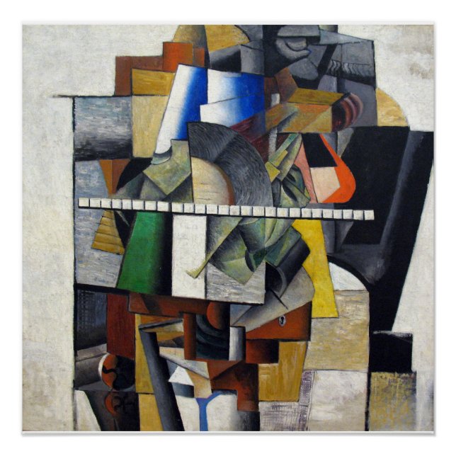 Póster Kazimir Malevich Abstrato Art Poster (Frente)
