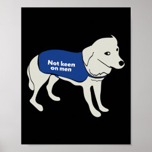 Poster Keen On Men Dog Vestindo Uma Jaqueta De Colete De 