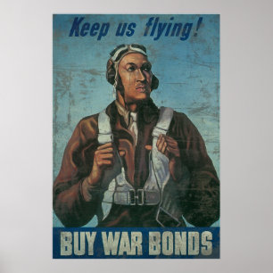 Poster Keep Us Flying Buy War Bonds