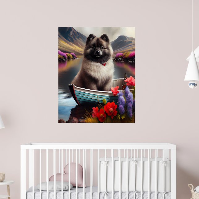 Poster Keeshond em um remo: Uma aventura cêntrica (Berçário 2)