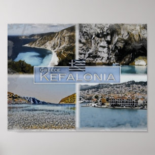 Poster Kefalonia - Grécia -