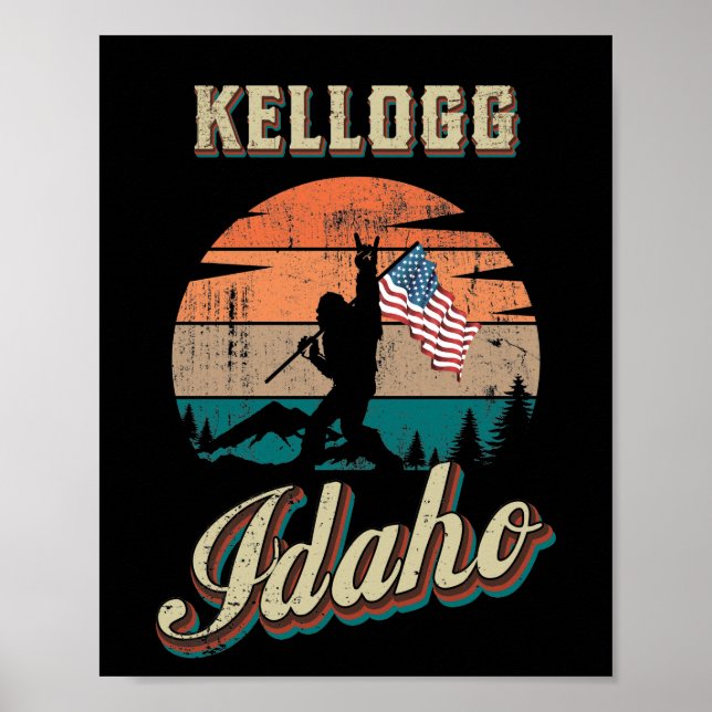Poster Kellogg Idaho (Frente)