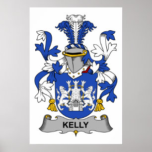 Póster Kelly Family Crest
