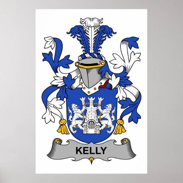 Póster Kelly Family Crest (Frente)