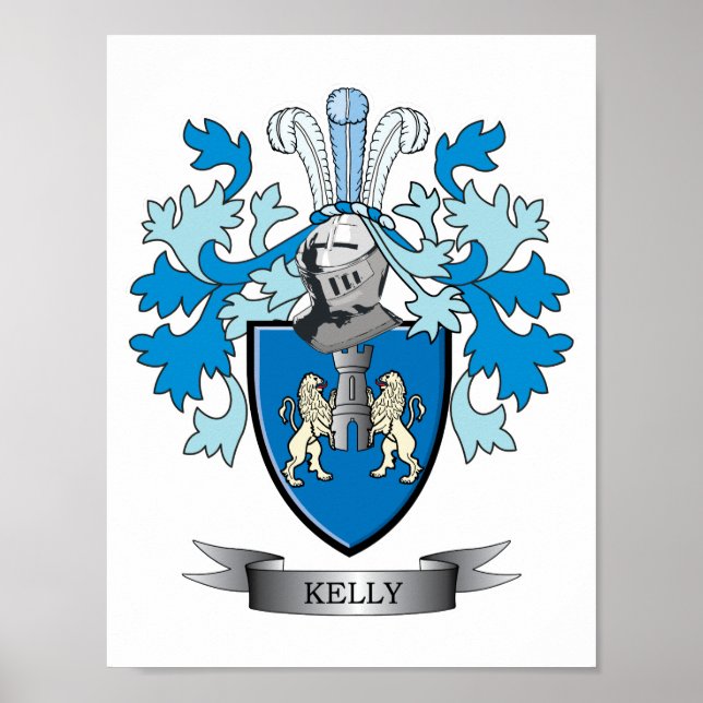Póster Kelly Family Crest (Frente)