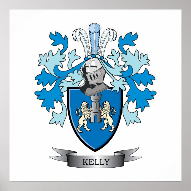 Póster Kelly Family Crest (Frente)