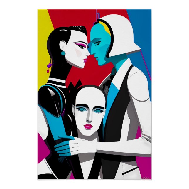 Póster Ken Gage A Situação Retrowave (Frente)