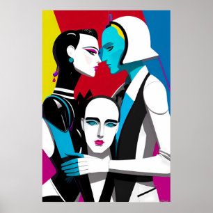 Poster Ken Gage A Situação Retrowave