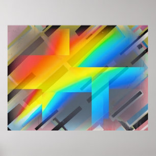 Poster Ken Gage Nothiiviist Abstrato Belas Artes Surreali