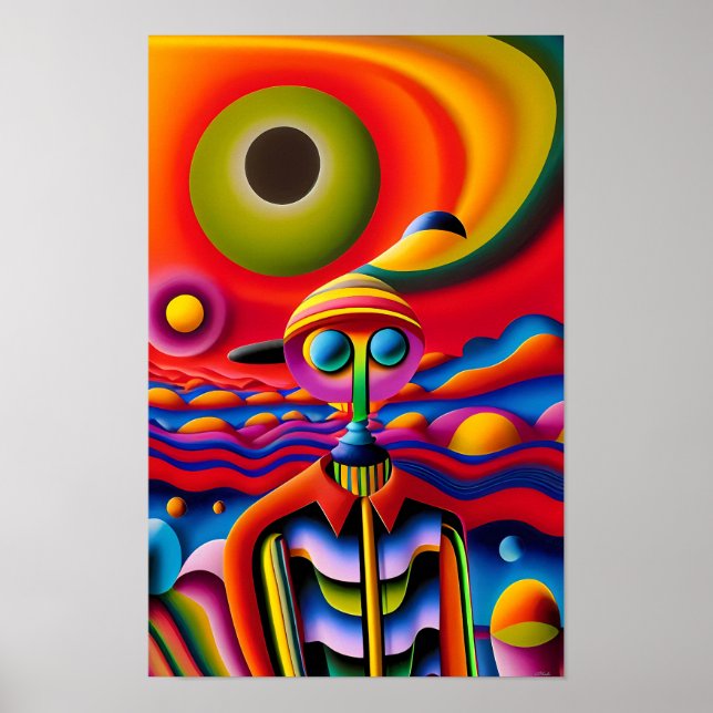 Poster Ken Gage Psychedelic (Frente)