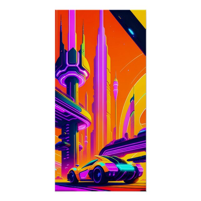 Póster Ken Gage Raceway para o futuro (Frente)