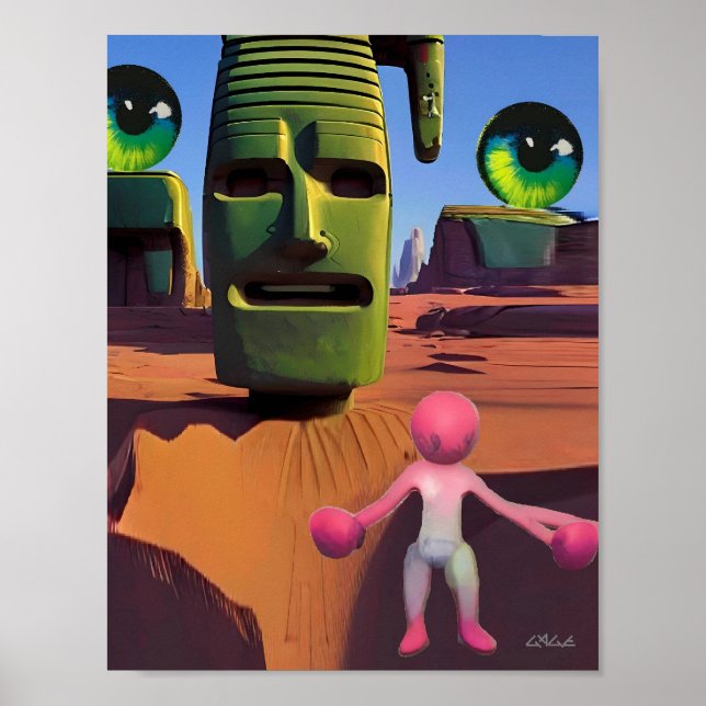 Poster Ken Gage Womboing em torno da Wilder-Bliss (Frente)