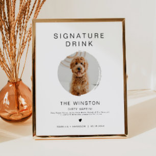 Poster KENNEDY Minimalist 1 Photo Pet Signature Beber Po