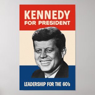 Poster Kennedy para o presidente