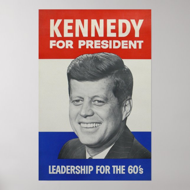 Póster Kennedy Para Presidente (Frente)