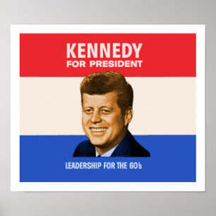 Póster Kennedy para Presidente