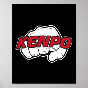 Poster Kenpo Karate Arts Martial Autodefesa
