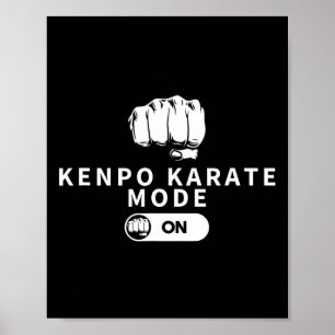 Poster Kenpo Karate Mode (Modo Kenpo Americano Engraçado)