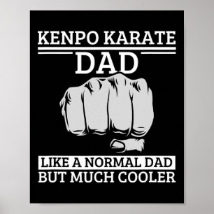 Poster Kenpo Karate Pai Padre Cita Encantado Americano Ke