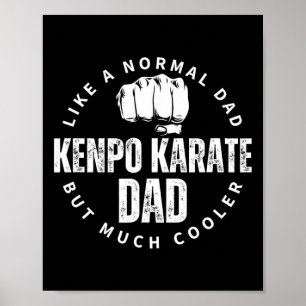 Poster Kenpo Karate Pai Padre Cita Encantado Americano Ke