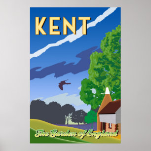 Póster Kent - o jardim de Inglaterra